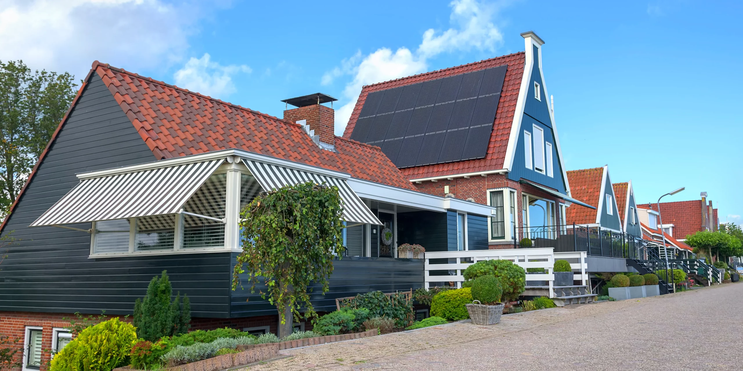 Een huis in Nederland waarover de WOZ-waarde opgevraagd zou kunnen worden.